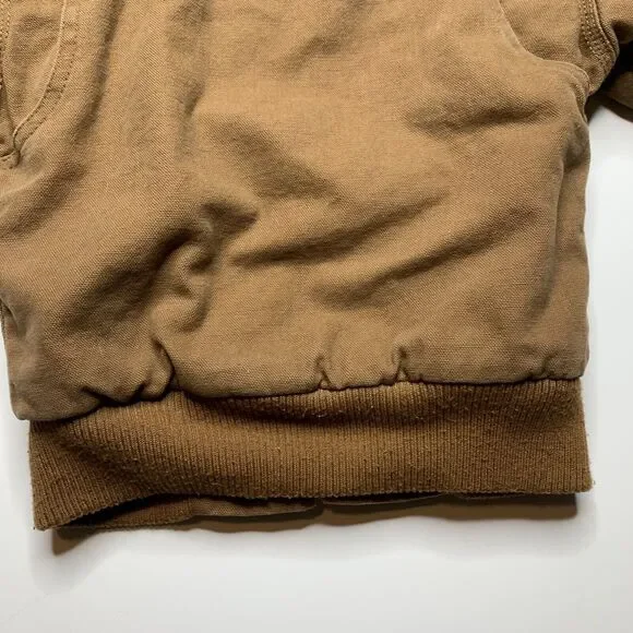 Youth Polar King By Key Brown Fleece Lined Insulated Jacket Toddler Size 4 T